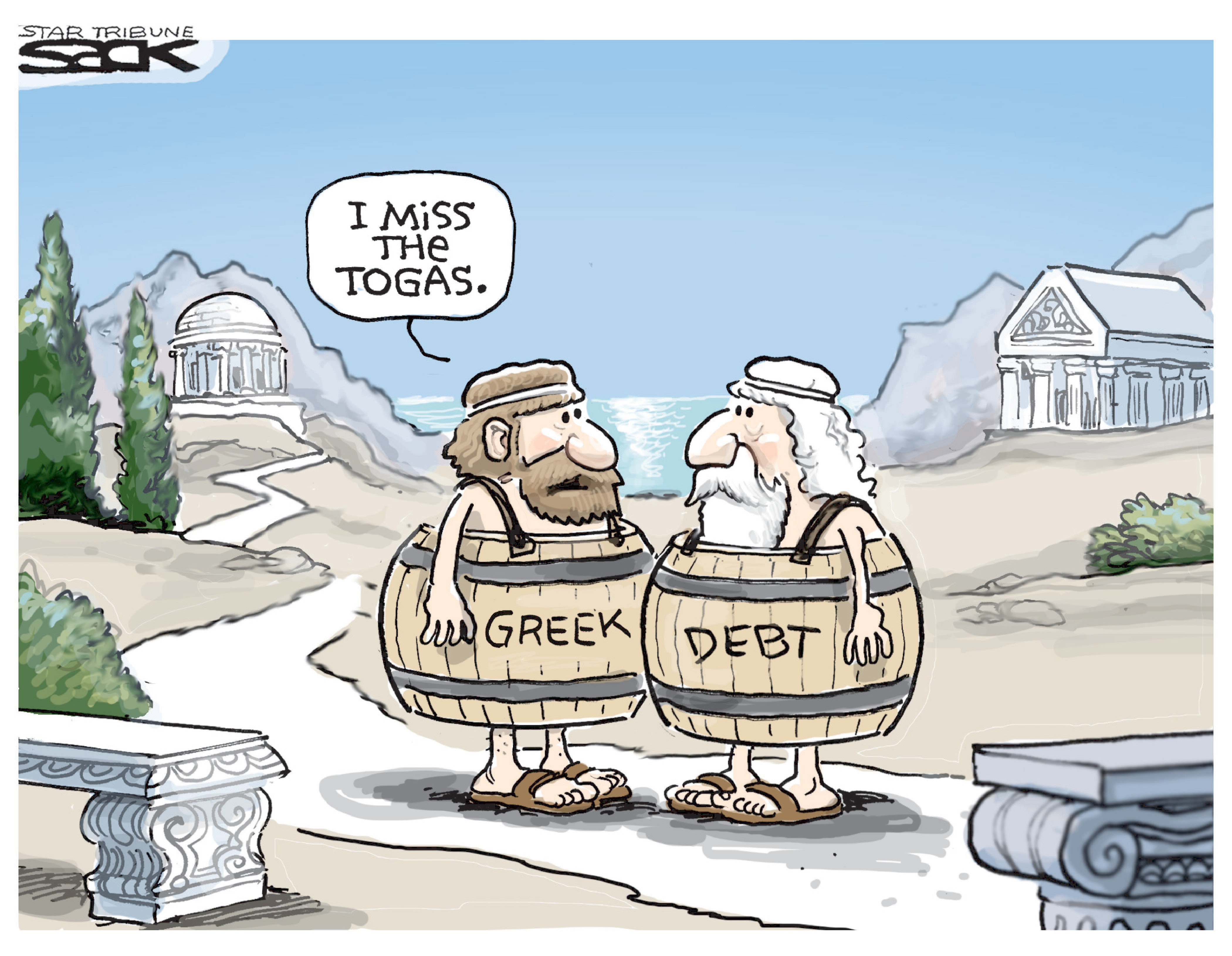 Cartoon by David Fitzsimmons
