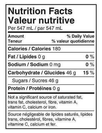 Crystal light lemon iced tea. Raspberry Iced Tea Nutrition Facts | Besto Blog