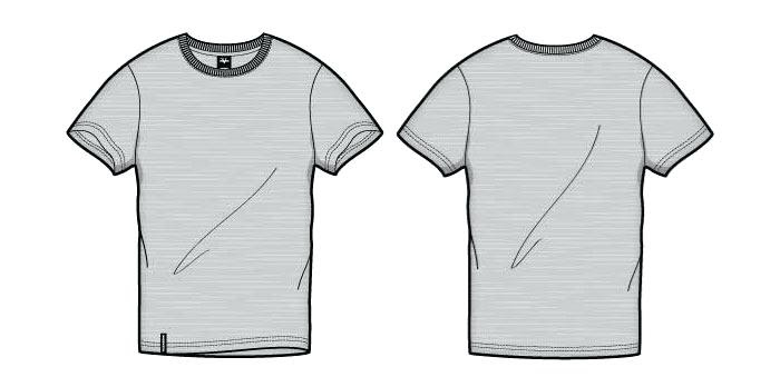 Download T Shirt Vector Template Illustrator at GetDrawings | Free ...