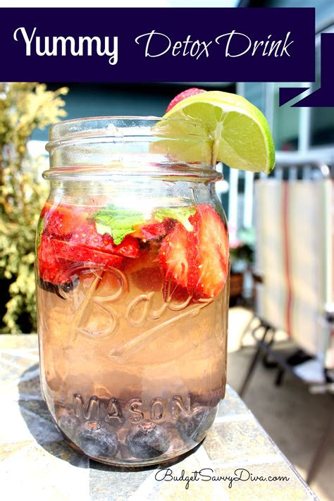 yummy detox drink recipe budget savvy diva