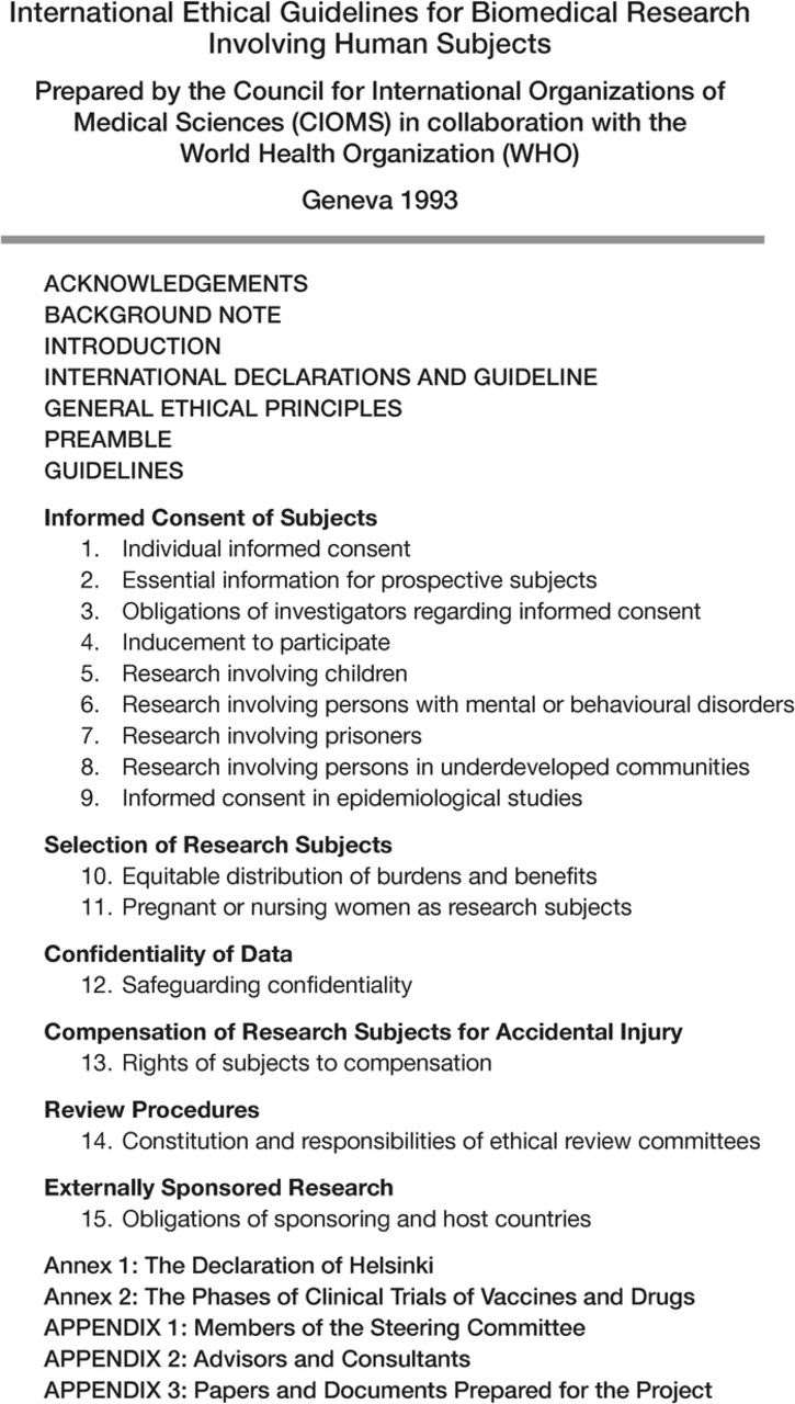 Why Human Subjects Research Protection Is Important Ochsner Journal