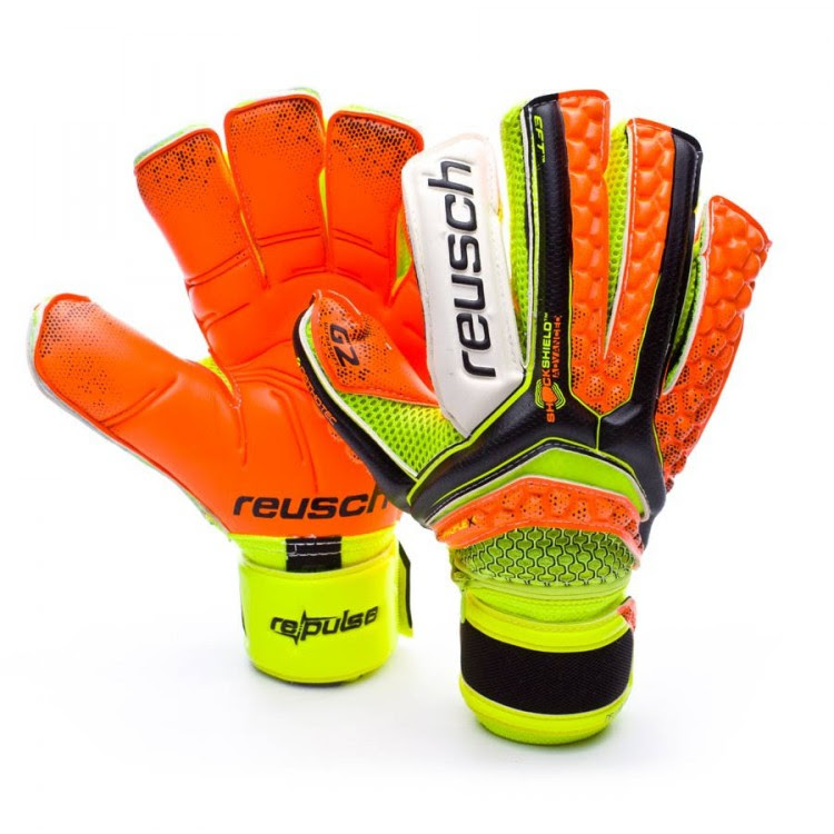 Guante Re:pulse Deluxe G2 Ortho-Tec Black-Shocking orange - RE3670.900.767