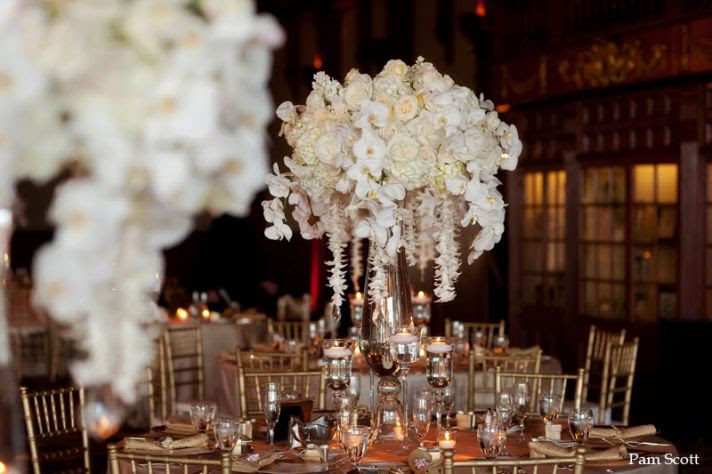 10 white wedding flowers we love elegant orchid reception centerpiece