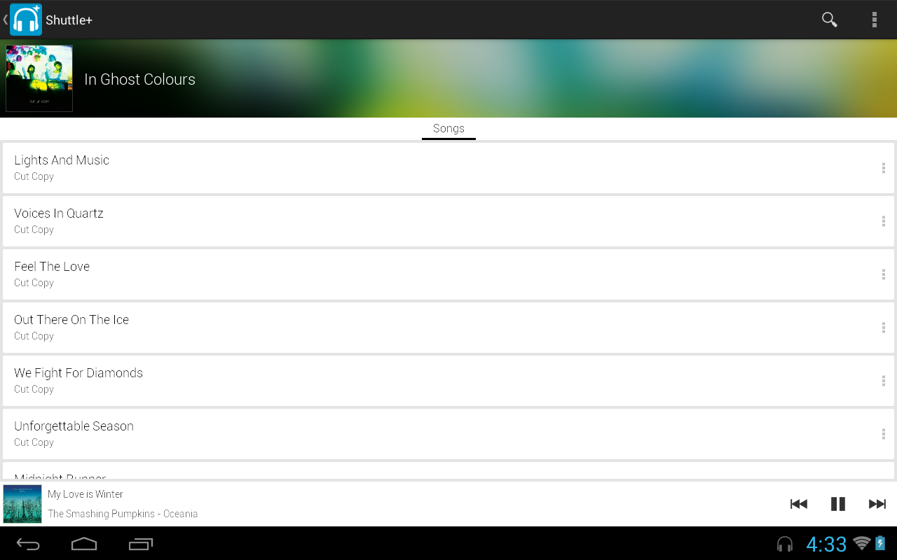 Shuttle+ Music Player - screenshot