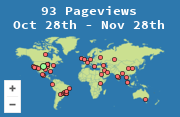 Locations of visitors to this page
