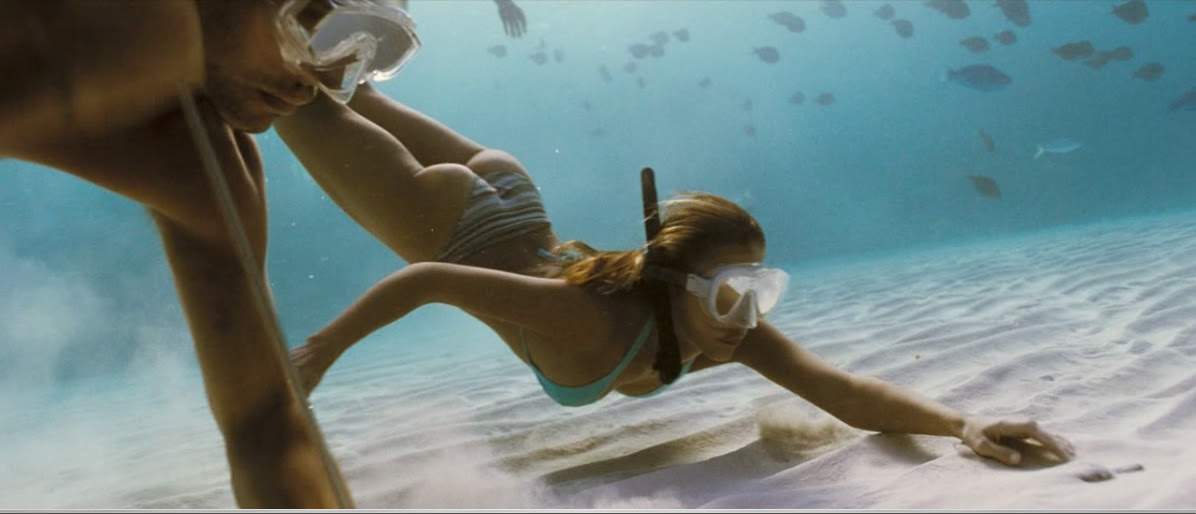 jessica alba into blue. How does Ms. Alba stack up,
