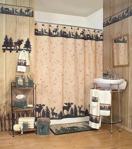 MOOSE CABIN LODGE DECOR BATHROOM ACCESSORIES--HUGE PRODUCT GALLERY