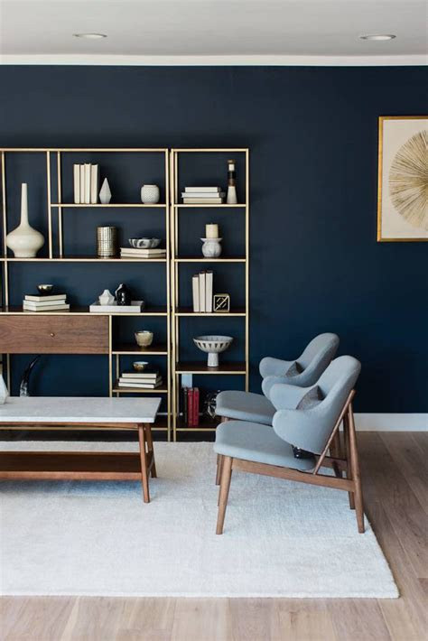 Free 2d and 3d interior design software available entirely online. Navy And Gold Interiors That Prove The Best Combo For An
