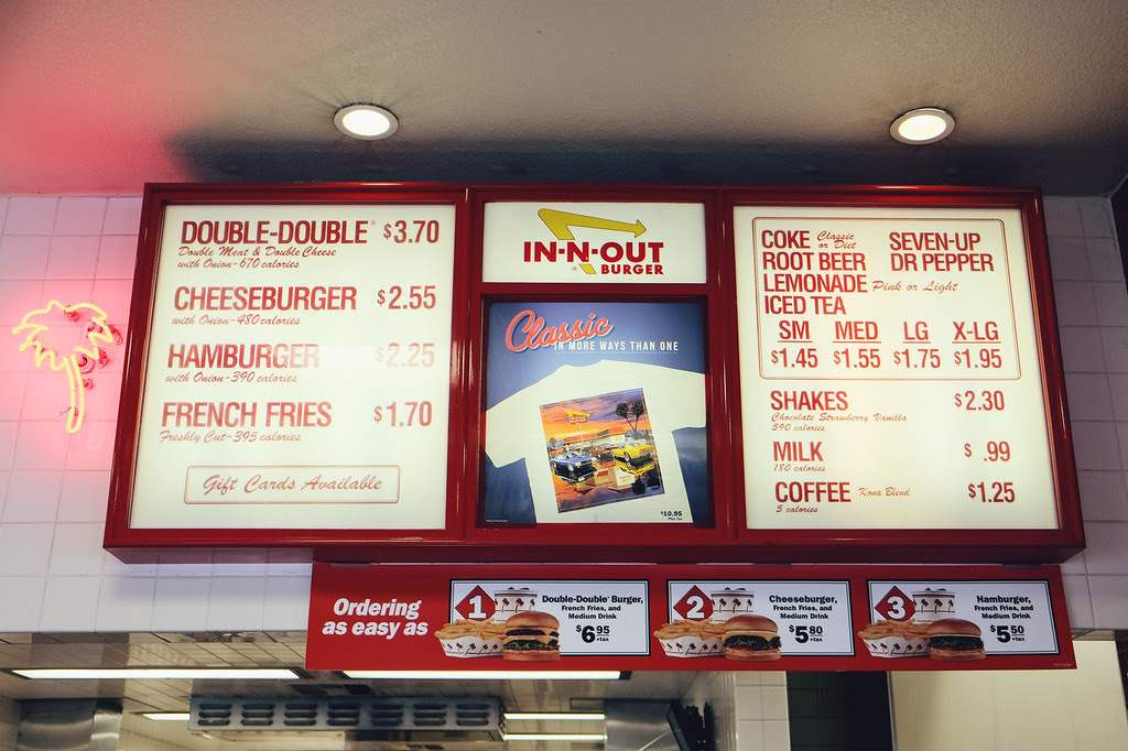In N Out Menu 