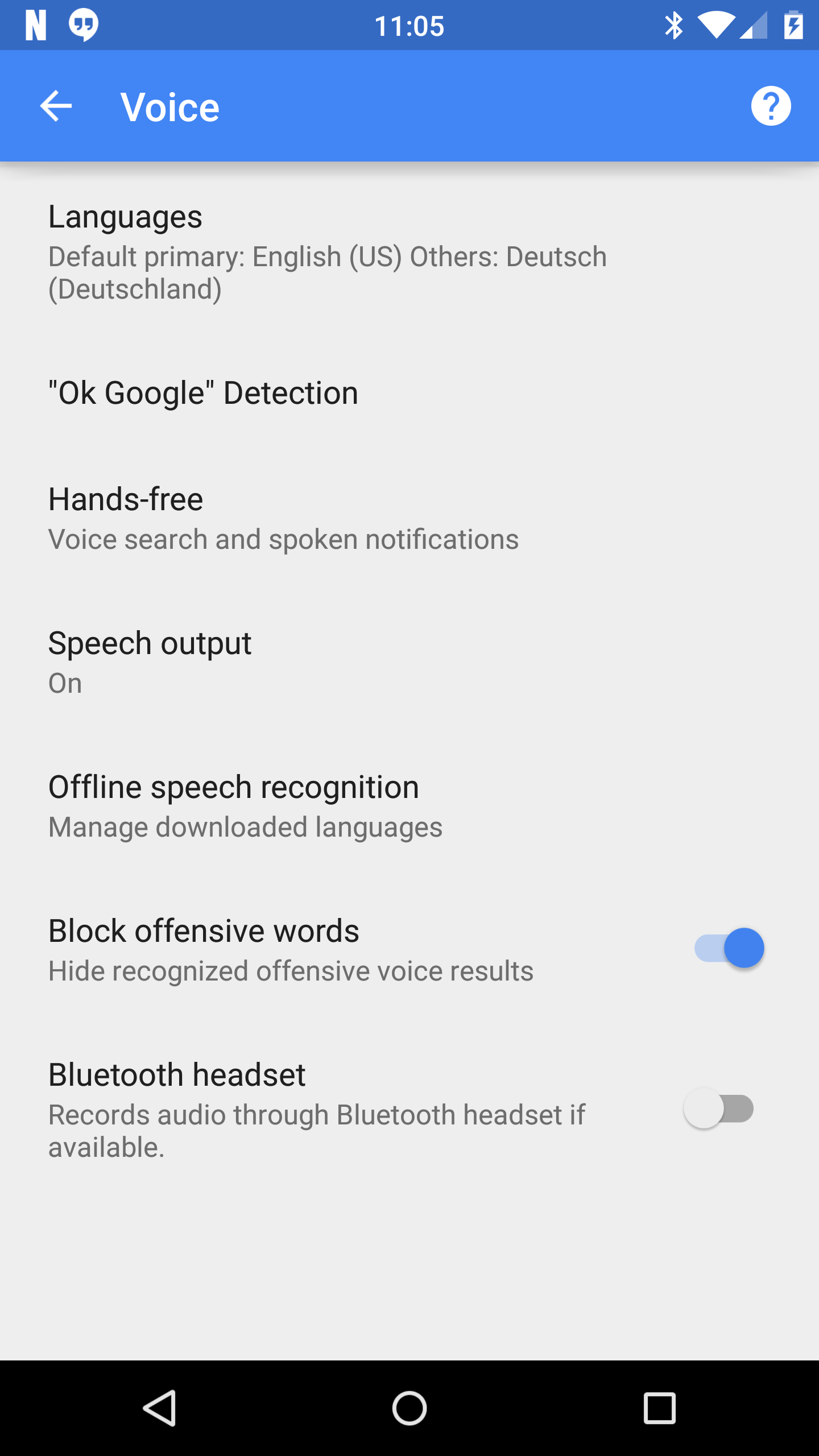 hands free option