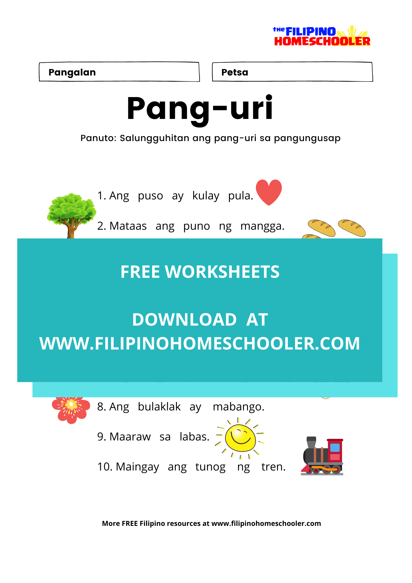 pang uri at mga halimbawa the filipino homeschooler