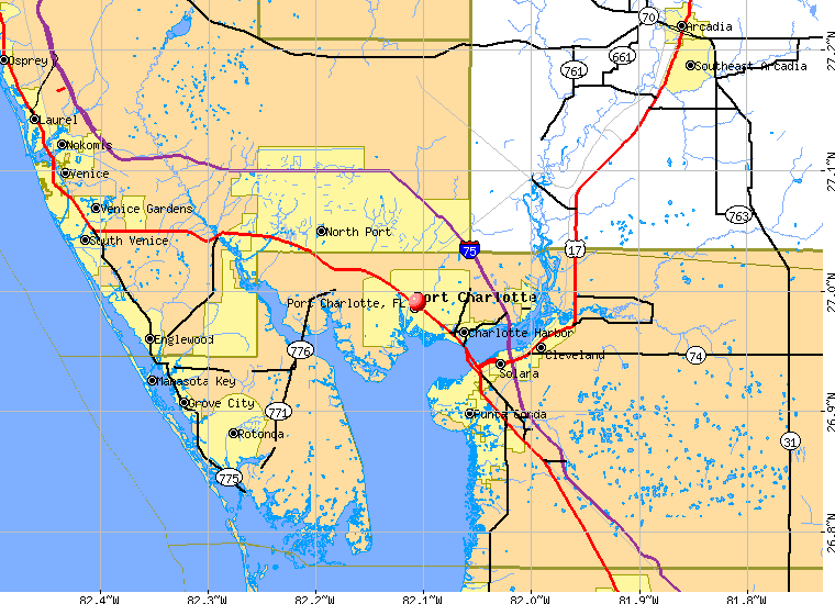 Florida Map Port Charlotte