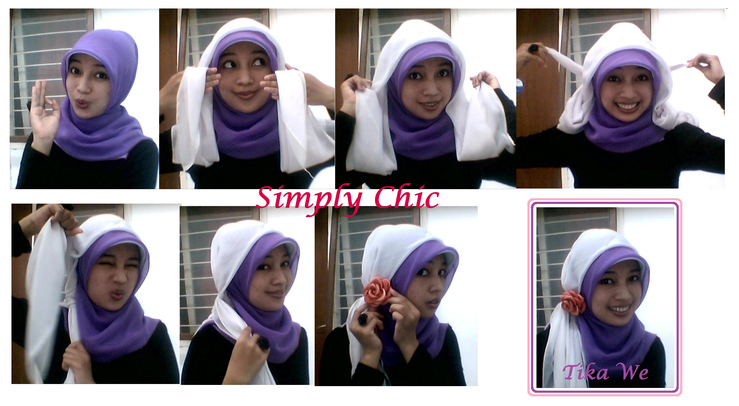 22 Gambar Keren Tutorial Hijab Paris 2 Jilbab Untuk Kalian