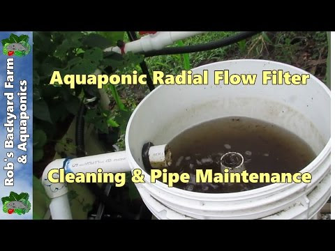 ... Swirl filter blowdown, harvesting fish waste, fertilizer, sand filter