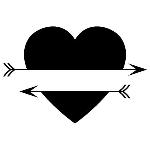 Download Free Svg Files Svg Png Dxf Eps Split Love Heart Arrows