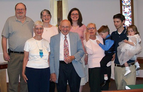 P and C's baptism, 4 generations