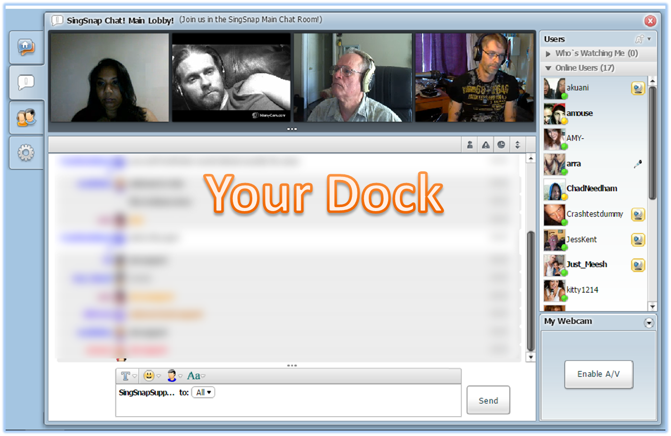 The Singing Chat Room SingSnap Karaoke