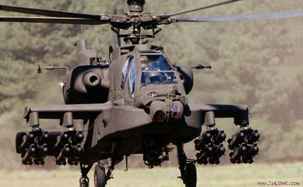 Trực thăng tấn công Apache của Mỹ.