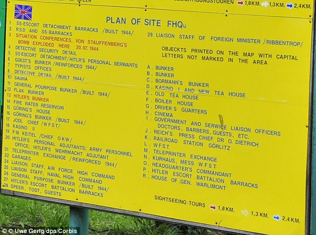 The site plan reveal that there were two casinos, a cinema, a sauna as well as two tea rooms