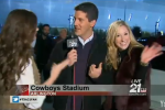 Drunk Texas A&M Girls Interrupt a Live News Broadcast