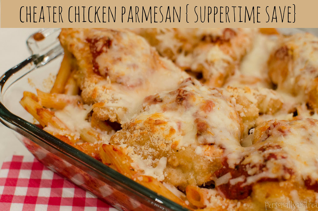 Cheater Chicken Parmesan | Suppertime Save | personallyandrea.com