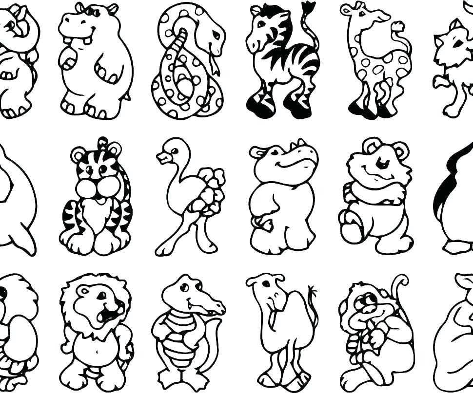 Zoo Animal Coloring Pages at Free printable colorings pages to print and color