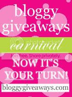 Bloggy Giveaways Quarterly Carnival Button