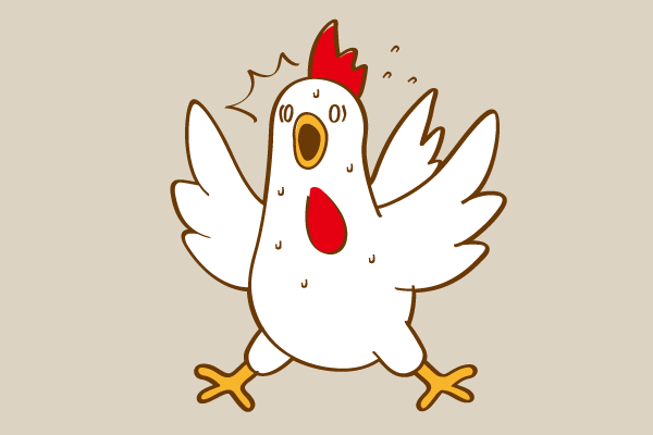 驚くばかりにわとり イラスト 無料 美しい花の画像