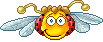 emoticono, smiley, gif animado de animales, plantas, patos, cerdos, vacas, elefantes, pingüino