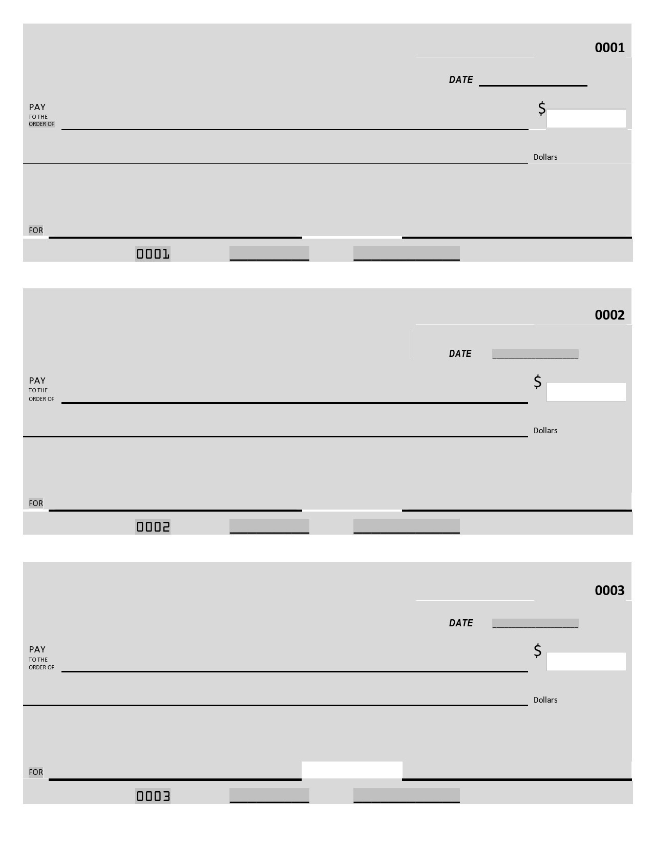 23 Blank Check Templates (Real & Fake) ᐅ TemplateLab
