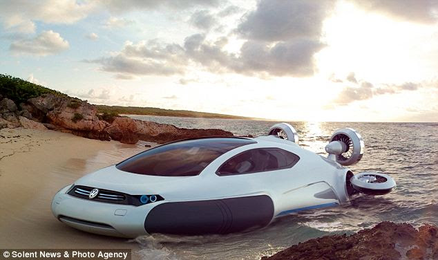 Aqua: The incredible new concept car can travel on road, sand, ice and even water