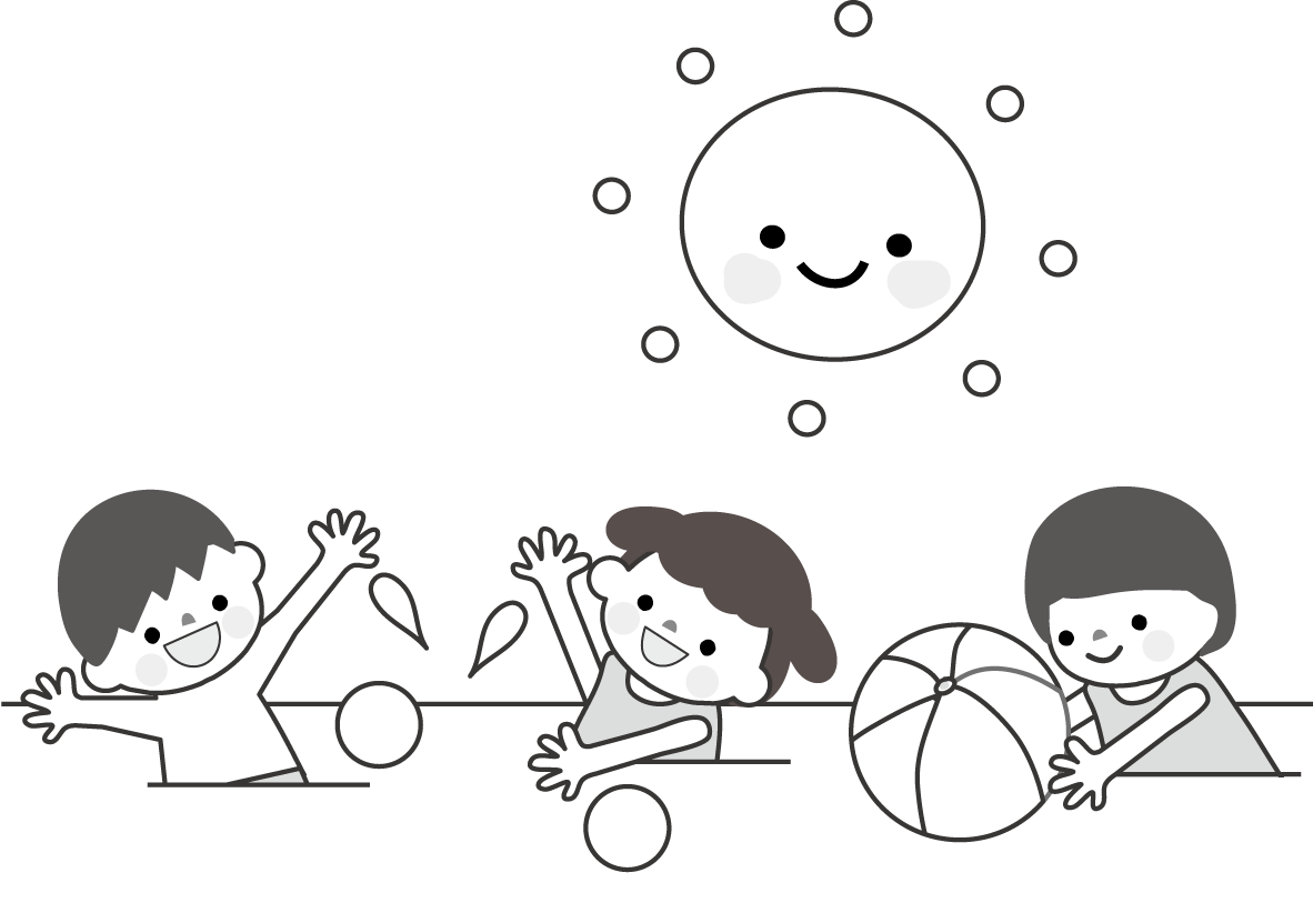 プール 水泳のイラスト 無料イラスト フリー素材