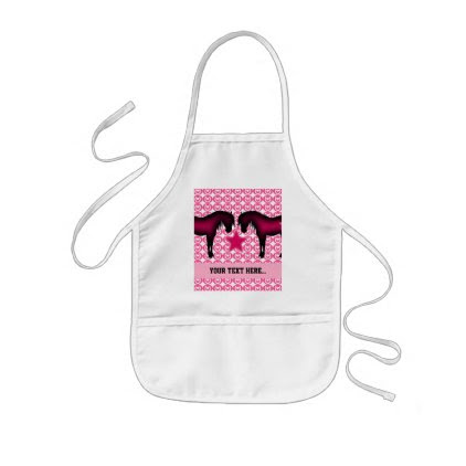 Pink Pony Personalized Kids' Apron
