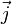 \vec j \!