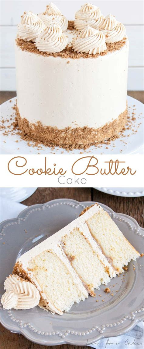 cookie butter cake pairs fluffy vanilla cake