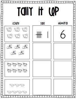  kindergarten tally mark worksheets printable worksheet template