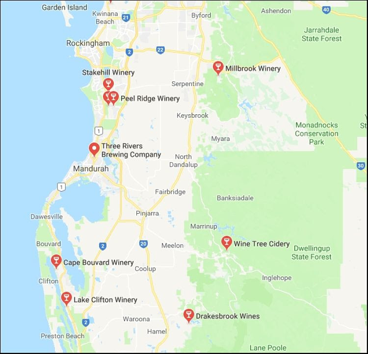 Peel Wine Region - Wineries, Vineyards, Wine, Winery Tour ...