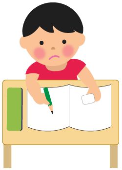 授業参観 ふでこや 無料イラスト