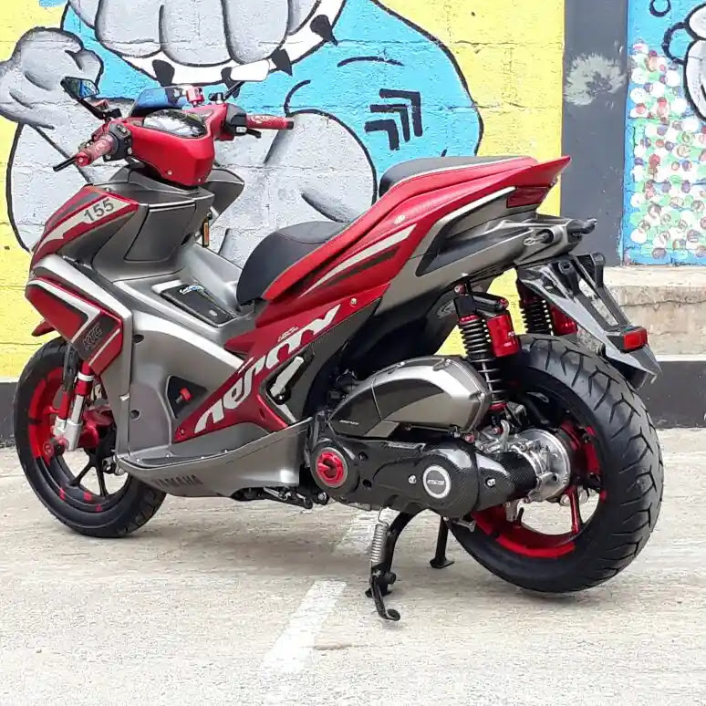 Modifikasi Yamaha Aerox 155 VVA Siap Kontes