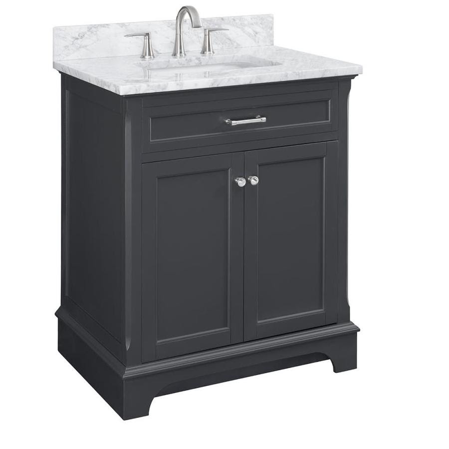 Allen Roth Roveland Dark Gray Undermount Single Sink Bathroom Vanity With Natural Marble Top Common 30 In X 22 In Actual 30 In X 22 In In The Bathroom Vanities With Tops Department At Lowescom Allen Roth Roveland Dark Gray Undermount Single Sink Bathroom Vanity With Natural Marble Top Common 30 In X 22 In Actual 30 In X 22 In In The Bathroom Vanities With Tops Department At Lowescom