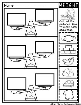 You can do the exercises online or download the worksheet as pdf. measurement interactive worksheets kindergarten first grade tpt