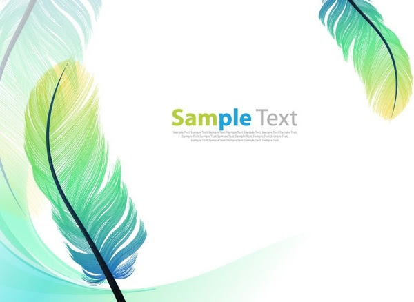 Download Vector Color Feathers Background Free vector in ...