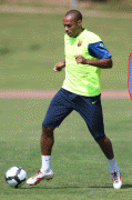 FC Barcelona Players in a Practice Session at Keezar Stadium