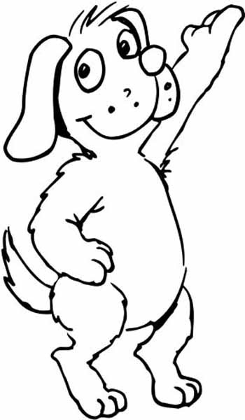 Magical Dog Coloring Pages of Poochies, BowWows, Flea Bags, Mutt or