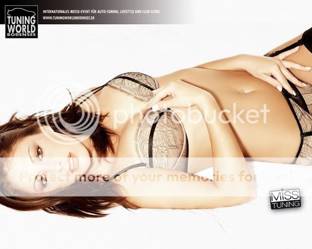 2009 German Modified cars sexy hot Model wallpaper calendar