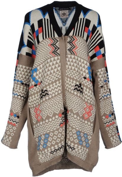 Antik Batik Cardigan in Beige Lyst Antik Batik Cardigan in Beige Lyst
