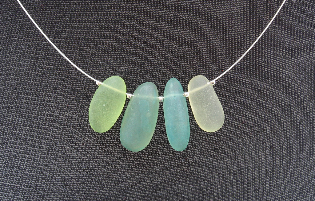 Kette Faux Beachglass 