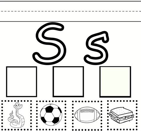 Practice everything from letter recognition to letter tracing and so much more using these fun, printable letter s activities your preschoolers will love. letter s worksheets printable activity shelter