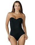 Dr. Rey Shapewear Womens Strapless Bodysuit, Black, 34B