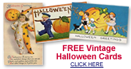 free vintage Halloween postcards